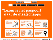 Tablet Screenshot of dedicon.nl
